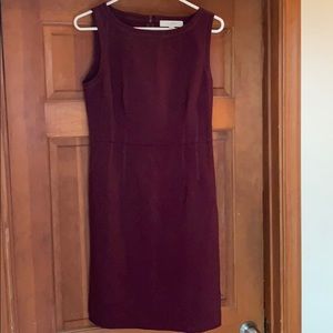 Ann Taylor Loft shift dress - gorgeous deep purple